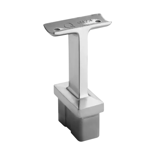 [144711-048-12] Support de main-courante sur poteau Square L.; 144711-048-12; 60x30x2,6 mm, main-cour. Ø48,3 mm, inox brossé 316 (14471104812)