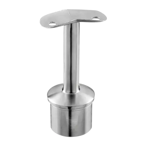 [130710-042-45-12] Support de main-courante sur poteau, 45°; 130710-042-45-12; Ø42,4 x 2 mm, main-cour. Ø42,4 mm, inox brossé 304 (13071034212)