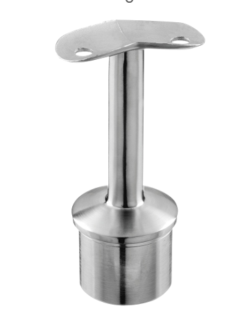 [130712-042-45-12] Support de main-courante sur poteau, 45°; 130712-042-45-12; Ø42,4 x 2,6 mm, main-c. Ø42,4 mm, inox brossé 304 (13071044212)