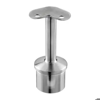 Support de main-courante sur poteau, 90°; 140710-042-90-12; Ø42,4 x 2 mm, main-cour. Ø42,4 mm, inox brossé 316 (14071084212)