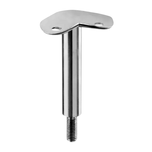 Support de main-courante sur poteau, M10; 130810-042-90; 90°, main-courante Ø42,4 mm, inox brossé 304 (13081094212)