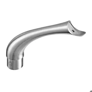 [130706] Support de main-courante sur poteau, cintré; 130706; Ø42,4 x 2 mm, main-cour. Ø42,4 mm, inox brossé 304 (13070624212)
