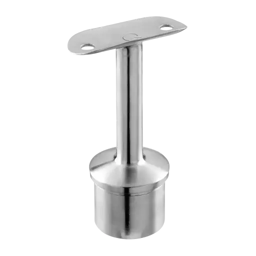 [130710-048-00-12] Support de main-courante sur poteau; 130710-048-00-12; Ø42,4 x 2 mm, main-cour. Ø48,3 mm, inox brossé 304 (13071024812)