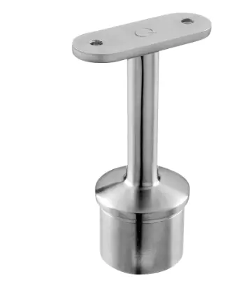 [140712-000-00-12] Support de main-courante sur poteau; 140712-000-00-12; Ø42,4 x 2,6 mm, main-cour. plat, inox brossé 316 (14071000012)