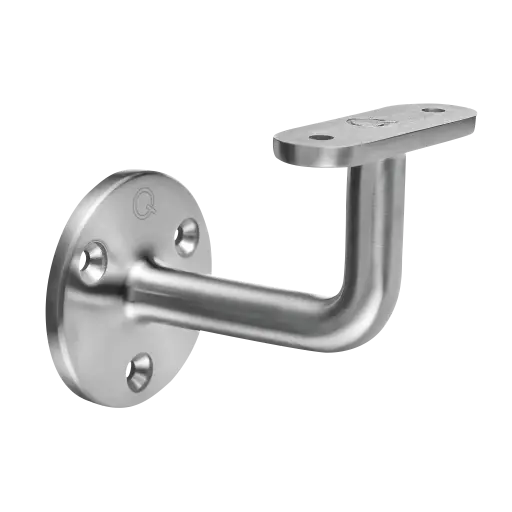 [140100-000-12] Support de main-courante, mur, déportée=75 mm; 140100-000-12; main-courante plat, inox brossé 316 (14010000012)