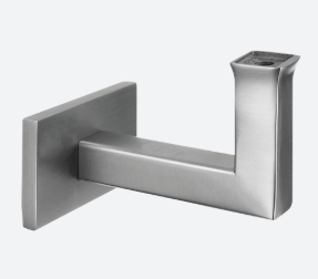 [144111-000-12] Support de main-courante, mur; 144111-000-12; 144111-000-12; filetage M8, main-courante plat, inox brossé 316 (14410100012)