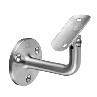 [130102-042-12] Support de main-courante, orientable, p. mur; 130102-042-12; main-courante Ø42,4 mm, inox brossé 304 (13010204212)