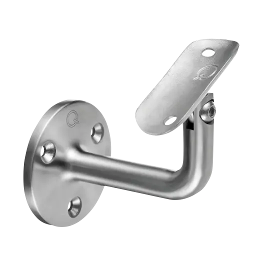 [140102-048-12] Support de main-courante, orientable, p. mur; 140102-048-12; main-courante Ø48,3 mm, inox brossé 316 (14010204812)