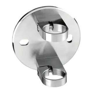 [140552-042-12] Support pour poteau MOD 0552, montage latéral; 140552-042-12; pour tube Ø42,4 mm, inox brossé 316 (14055204212)