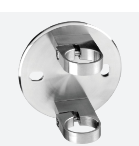 [140552-048-12] Support pour poteau MOD 0552, montage latéral; 140552-048-12; pour tube Ø48,3 mm, inox brossé 316 (14055204812)