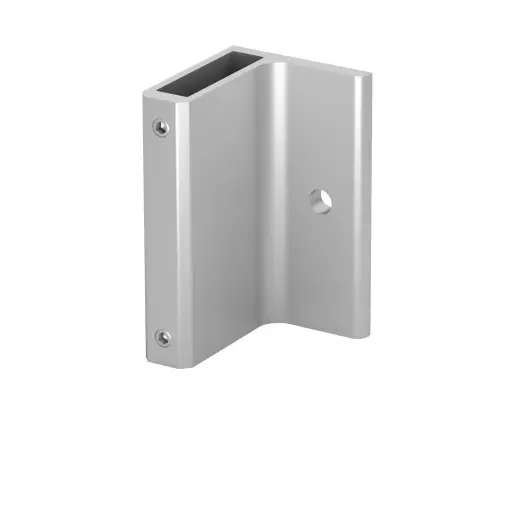 [169028-120-00-33] Support pour poteau, EA, montage latéral; 169028-120-00-33; 120x70 mm, aluminium, gris anthracite RAL 7016 (16902806033)