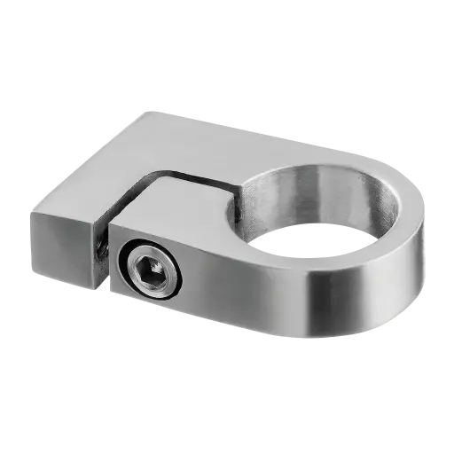 [133507-033-12] Support pour poteau; 133507-033-12; pour tube Ø33,7 mm, L=35 mm, inox brossé 304 (13350703312)