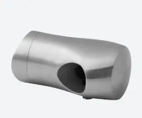 [130839-042-12] Support travers. de lisse, 90°, angle sortant; 130839-042-12; barre Ø12 mm, tube Ø42,4 mm, inox brossé 304 (13083904212)