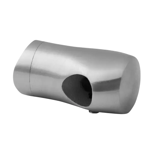 [130839-048-12] Support travers. de lisse, 90°, angle sortant; 130839-048-12; barre Ø12 mm, tube Ø48,3 mm, inox brossé 304 (13083904812)