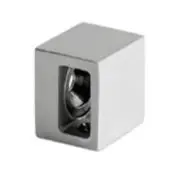 [144827-12] Support traversants de lisse, Square Line; 144827-12; tube 20x10x1 mm, plat, inox brossé 316 (14482700012)