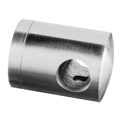 [130830-000-12] Support traversants de lisse, barre Ø12 mm; 130830-000-12; plat, inox brossé 304 (13083000012)