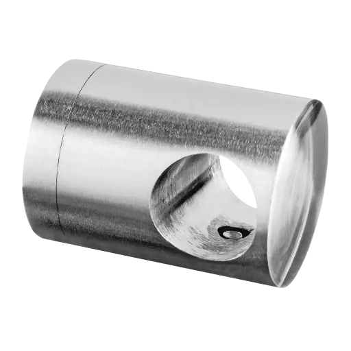 [130840-000-12] Support traversants de lisse, tube Ø16 mm; 130840-000-12; plat, inox brossé 304 (13084000012)