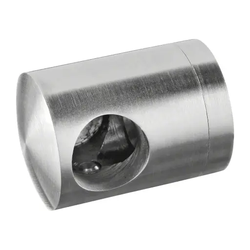 [130832-000-12] Support traversants perçage gauche barreØ12mm; 130832-000-12; plat, inox brossé 304 (13083200012)