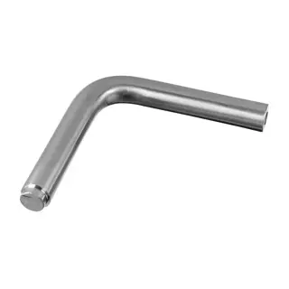 [130814-670] Tige, 90°, Ø12 mm, filetage main courante M6; 130814-670; L=70 mm, inox brossé 304 (13081407012)