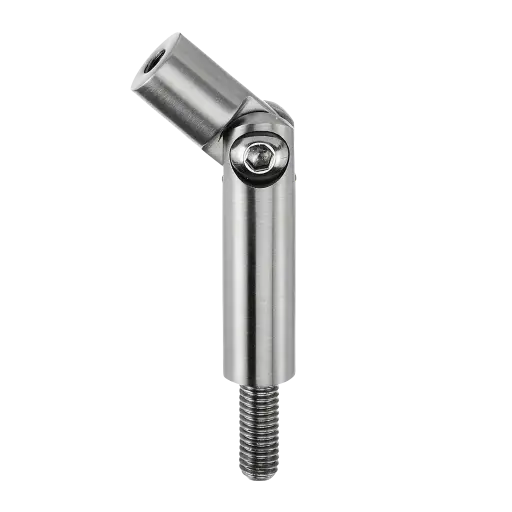 [130812] Tige, orientable, Ø14 mm, filetage M10/M6; 130812; L=68 mm, inox brossé 304 (13081206812)