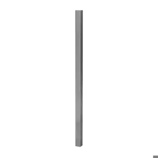 [134901-040-12] Tube pour embase-manchon, MOD 4546, Square L.; 134901-040-12; 40x40x2 mm, H=970 mm, inox brossé 304 (13490104012)