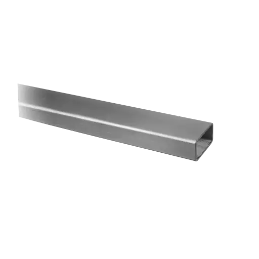 [144900-020-50-12] Tube, Square Line, 40x20 mm; 144900-020-50-12; , L=5000 mm, acier inoxydable 316, brossé