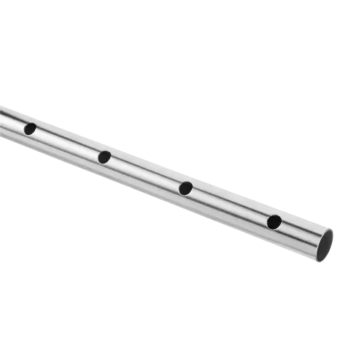 [140926-233-25-12] Tube, Ø33,7 mm x 2 mm, pour barre Ø12 mm; 140926-233-25-12; L=2500 mm, inox brossé 316 (14892623312) - Q-TUBE