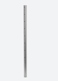 [130935-242-00-12] Tube, Ø42,4 mm x 2 mm, M6 un côté; 130935-242-00-12; traversants, horizontal, H=1250mm, inox brossé 304 (13093524212)