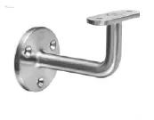 [130101-000-12] Support de main-courante pour mur, déportée=85 mm, main-courante plat, inox brossé 304