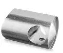 [130840-048-12] Support traversants de lisse, tube Ø16 mm, tube Ø48,3 mm, inox brossé 304 