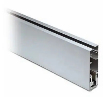 [40.4310.250.19] Profil de partition en verre Venetia, Design en acier inoxydable, de-DE: 10 - 10,76 mm, 2500 mm