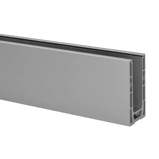 [168210-025-00-00] EG Smart, profil pour montage au sol; L=2500 mm, aluminium, brut, avec trous