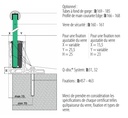 EG Smart "F", profil de sol, mont. au sol; 168220-050-00-18; L=5000 mm, aluminium brossé, anodisé 25µm (16693250018)