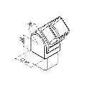 Raccord, Square Line, orientable 40x40x2 mm_2.webp