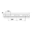 Drainage profile, EG Smart, fascia mount, MOD 8237, alu2.webp
