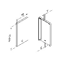 End cap, Easy Glass Prime, top mount, MOD 8412, alu2.webp