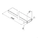 Tube rectangulaire, 60x20x2 mm; 144900-062-50-12; L=5000 mm, inox brossé 316 (14490026212)_2.webp