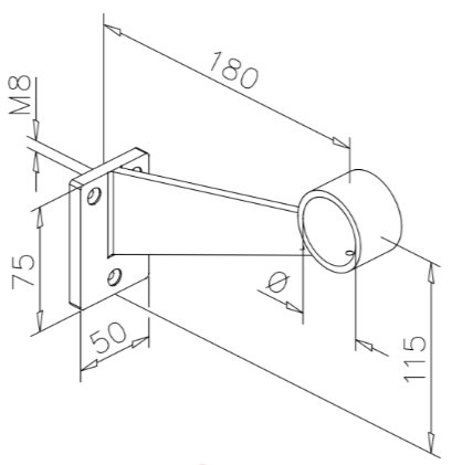 Support repose-pied Sygrid
