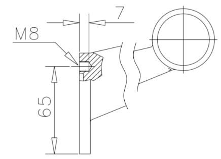 Support repose-pied Sygrid