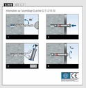 Cheville hautes performances, Q SZ-S 12/30, Ø12; 244220-211; M8, QS-562, pour d'épaisseur 30 mm max., inox 316 (19471213014)
