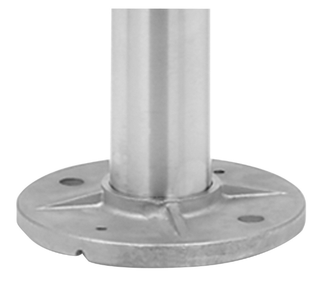 Poteau, MOD 0921, Ø42,4 mm x 2 mm; 140921-242-10; H=989 mm, inox poli 316 (14092124210)