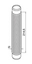 Tube connector, Flex-connect, 0-210°, MOD 0316, 304; 130316
