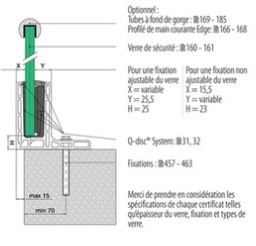 EG Smart "F", profil de sol, mont. au sol; 168220-025-00-18; L=2500 mm, aluminium brossé, anodisé 25µm (16693200018)
