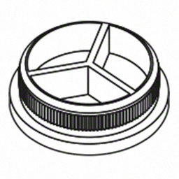 Embout, Easy Hit, plat; 135732-233-12; pour tube Ø33,7 mm x 2 mm, inox brossé 304 (13573223312) - SELL OUT
