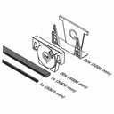 Joints, cales et Q-disc, Easy Glass Smart; 208200-050-17; L=5000 mm, pour verre 16,76 - 17,52 mm (19693091700) - SELL OUT