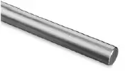 Barre, Ø14 mm, L=5000 mm, inox brossé 304