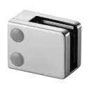 Pince à verre, MOD 26, sans cales, plat, zamak, aspect inox brossé