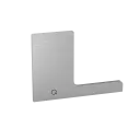 Embout, Easy Glass Prime "F", montage au sol; droite, aluminium, brut (16673506200)