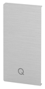 Embout, Easy Glass Smart, montage latéral; 168232-02-18; droite, aluminium brossé, anodisé (16673503118)