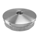 Embout, Easy Hit, arrondi, filetage M10; 145735-242; pour tube Ø42,4 mm x 2 mm, inox brossé 316 (14573524212)